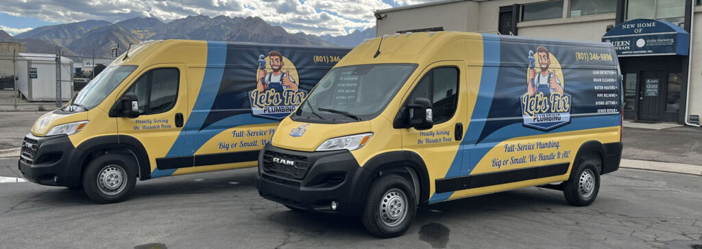 trucksbanner Let's Fix Plumbing